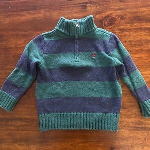 Polo Ralph Lauren boys 3T quarter zip sweater